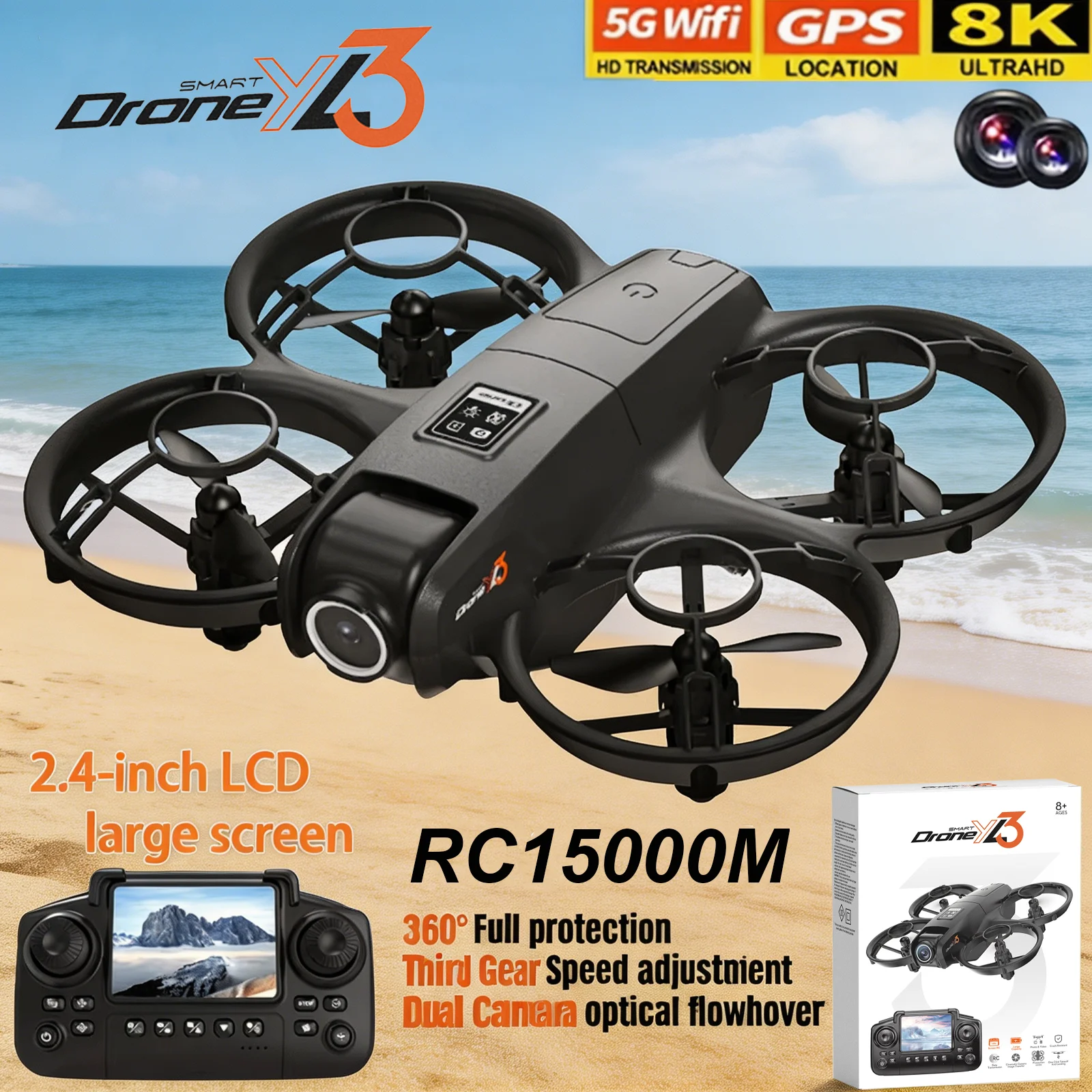 Drone Rc Yl3 - New YL3 RC Drone 8K 1080P