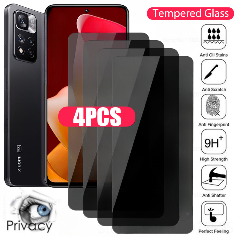 4PCS Privacy Tempered Glass fo - Drone Xiaomi Rc ulasan dan harga