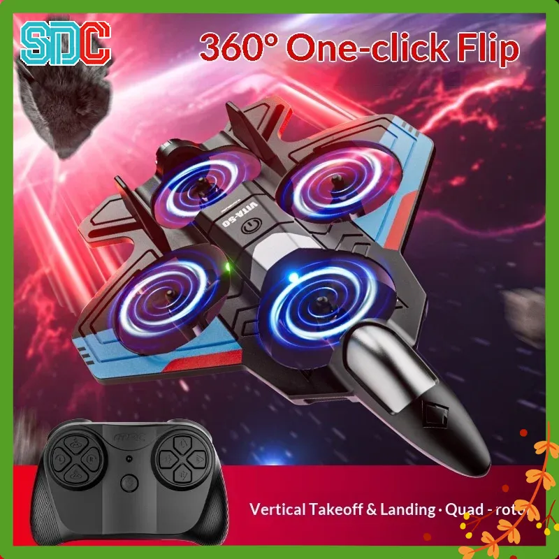 New V50 Glider Flying Helicopt - Drone Rc Fighter Jet ulasan dan harga