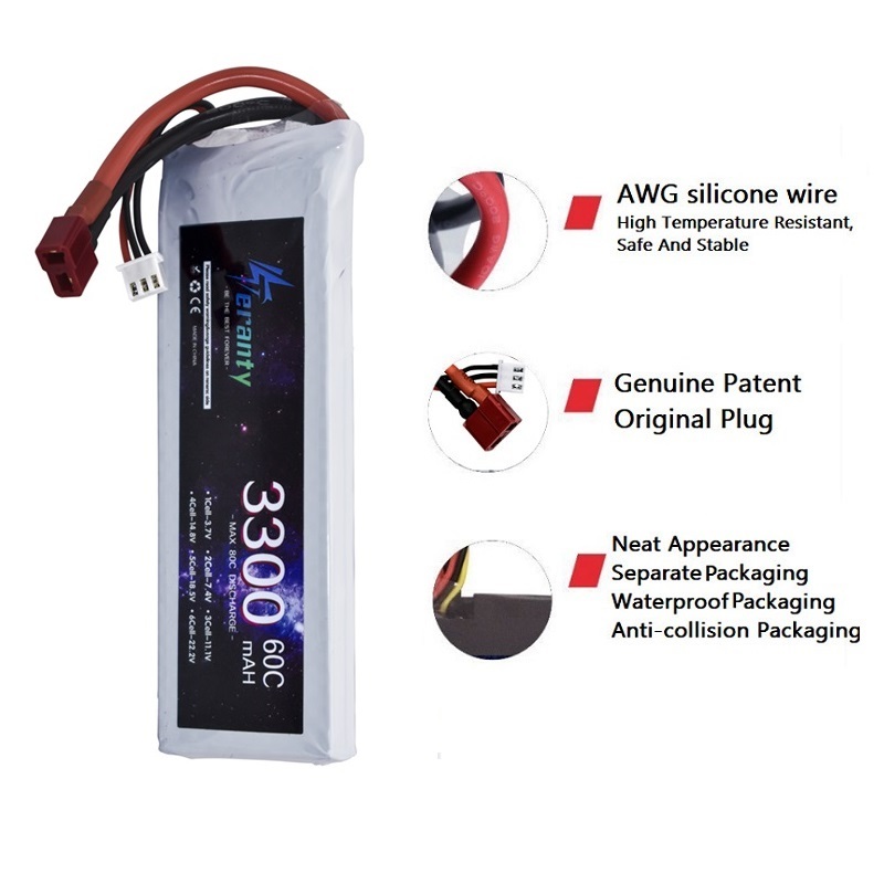 2S 7.4V LiPo Battery 3300mAh 6 - Drone And Car ulasan dan harga