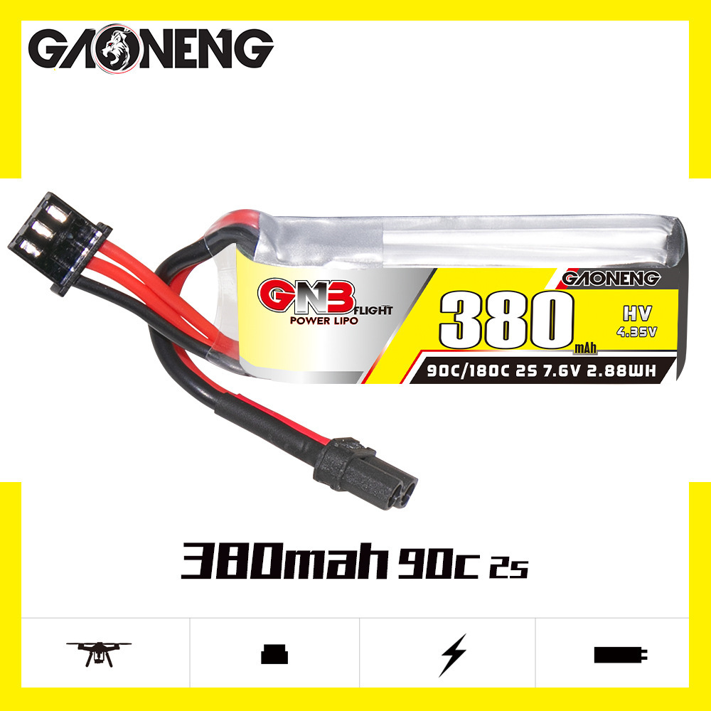 GNB 2S 7.6V 380mAh 90C/180C Li - Drone Rc Leading ulasan dan harga