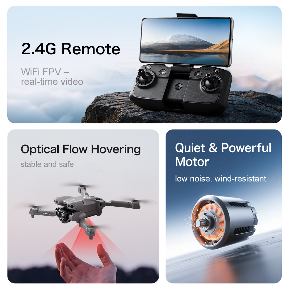 New GT50 Drone 8K HD Dual Came - Drone Xiaomi Rc ulasan dan harga