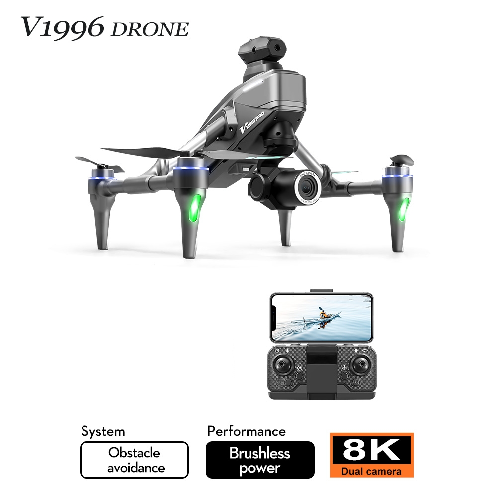 2024 New V196 Drone 8K Profess - Drone V196 Rc ulasan dan harga